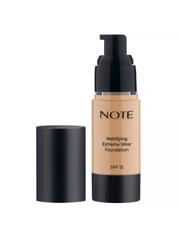 Fond de ten cu finish mat și acoperire extremă Mattifying Extreme Wear SPF 15 - 05 HONEY BEIGE