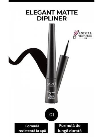 ELEGANT MATTE DIPLINER 01 coal black
