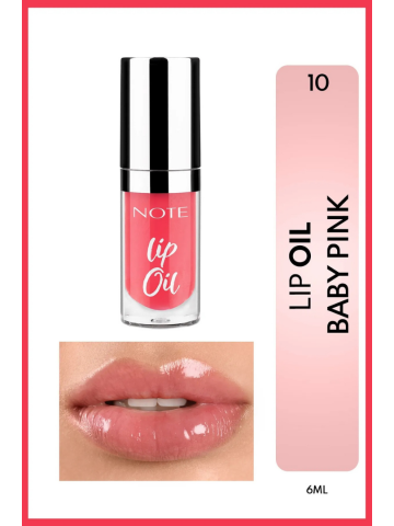Note Lip Oil 10 Baby Pink oferă buzelor o nuanță delicată de roz pastel, hidratare intensă și un luciu natural. Cu ulei de avoca
