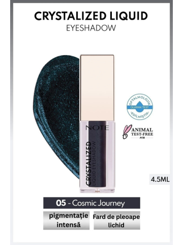 Note Cosmetics Crystalized Fard de Pleoape Lichid Metalic - 05 Cosmic Journey