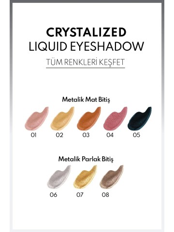 Crystalized Fard de Pleoape Lichid Metalic - 07 Golden Theory